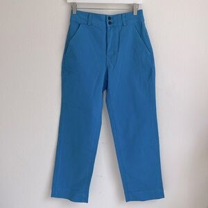 NWOT Everlane The Organic Straight-Leg Pant Blue